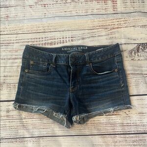 American Eagle Outfitters Dark Blue Jean Shorts